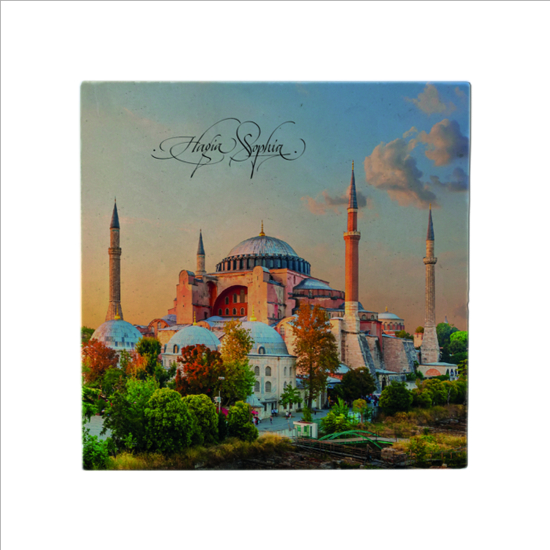 Ayasofya Camii Printed Natural Stone Magnet