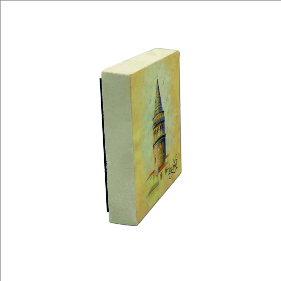 Galata Kulesi Printed Natural Stone Magnet