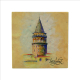 Galata Kulesi Printed Natural Stone Magnet