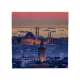 Galata Kulesi ve Süleymaniye Camii Baskılı Doğal Taş Magnet