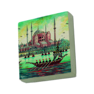 Ayasofya Camii  Printed Natural Stone Magnet