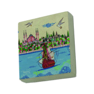 Ayasofya Camii  Printed Natural Stone Magnet