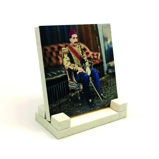 Sultan 2. Abdülhamit Han Printed Natural Stone Tabletop