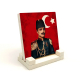 Enver Paşa Baskılı Doğal Taş Masaüstlük