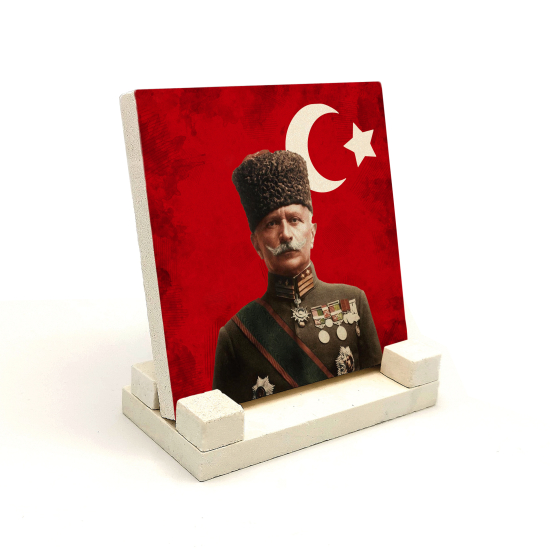 Fahreddin Paşa Baskılı Doğal Taş Masaüstlük