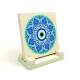 Nazar Boncuğu Deseni Printed Natural Stone Tabletop