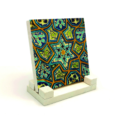 Bursa Yeşil Camii Mihrap Motifi Printed Natural Stone Tabletop