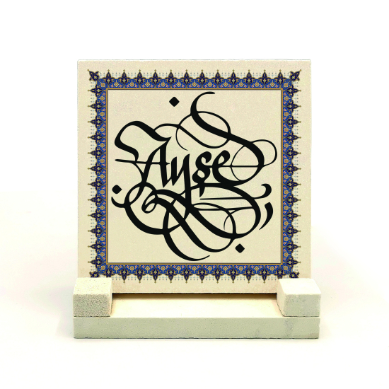 Kenar Deseni / Görsel Printed Natural Stone Tabletop