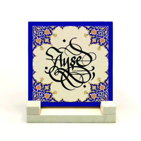 Kenar Deseni / Görsel Printed Natural Stone Tabletop