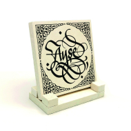 Kenar Deseni / Görsel Printed Natural Stone Tabletop