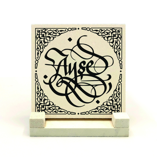 Kenar Deseni / Görsel Printed Natural Stone Tabletop