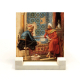 Chess Players Printed Natural Stone Tabletop