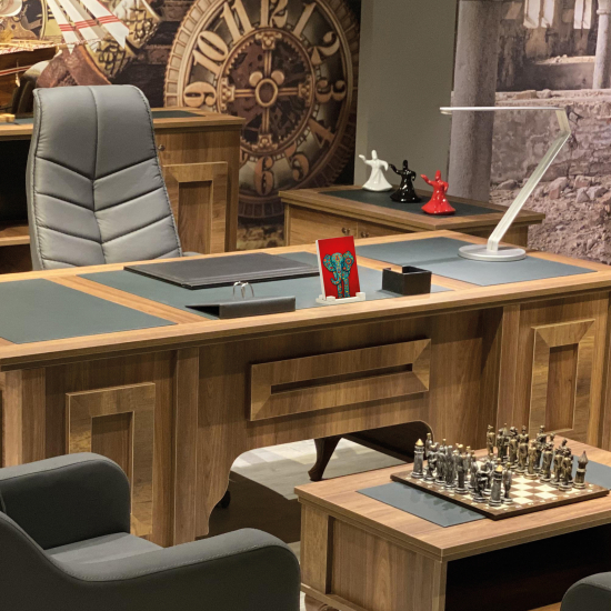 Motifli Fil Printed Natural Stone Tabletop