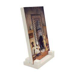 Osman Hamdi Bey - Kahve Ocağı Tablosu Printed Natural Stone Tabletop
