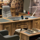 Osmanlıda Müneccimler ve Rasathane Minyatür Resim Printed Natural Stone Tabletop