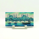İstanbul Silüeti Sulu Boya Printed Natural Stone Tabletop