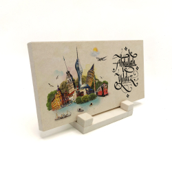 David Roberts – Eyup Sultan Mosque Painting Printed Natural Stone Tabletop