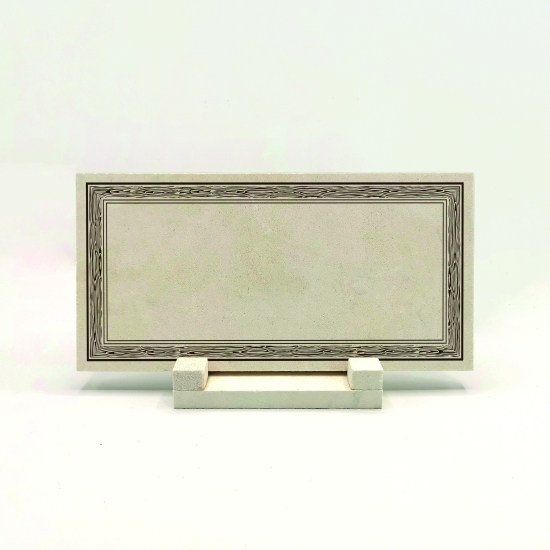 Kenar Deseni / Görseli Baskılı Doğal Taş Masaüstlük