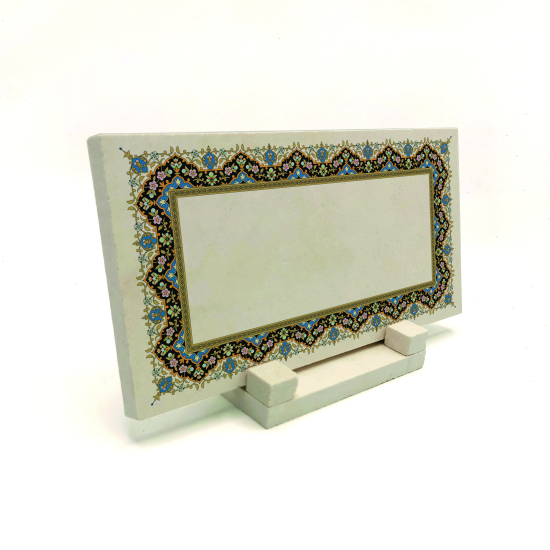 Kenar Deseni / Görseli Baskılı Doğal Taş Masaüstlük