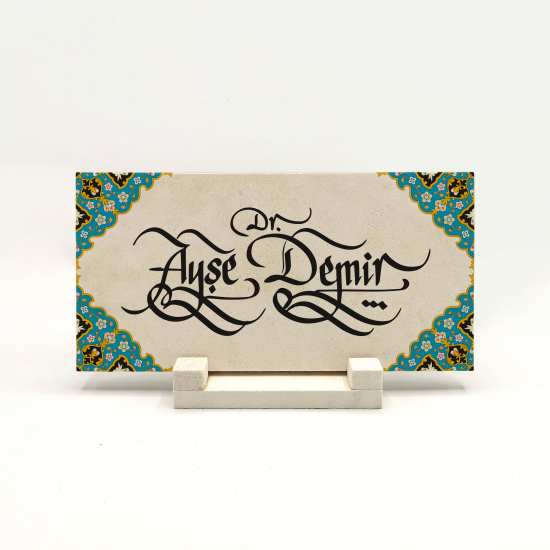 Kenar Deseni / Görseli Printed Natural Stone Tabletop