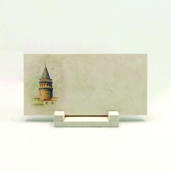 Kenar Deseni / Görseli Printed Natural Stone Tabletop