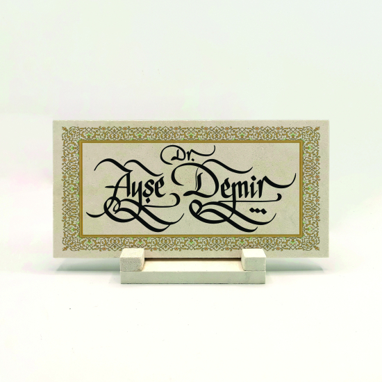 Kenar Deseni / Görseli Printed Natural Stone Tabletop