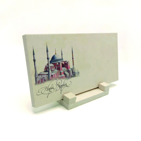 Kenar Deseni / Görseli Printed Natural Stone Tabletop