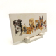 Sevimli Köpekler Printed Natural Stone Tabletop