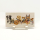 Sevimli Köpekler Printed Natural Stone Tabletop