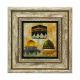 Kâbe, Mescid-i Aksa, Mescid-i Nebevi Printed Natural Stone with Frame