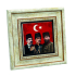 Üç Paşalar: Talat Paşa, Enver Paşa, Cemal Paşa Printed Natural Stone with Frame