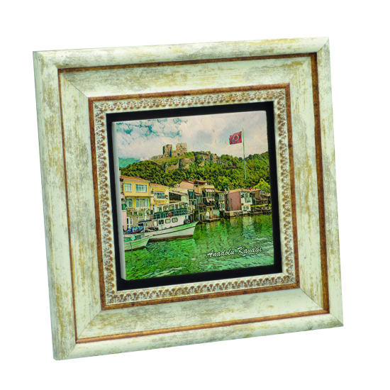 Anadolu Kavağı Görseli Baskılı Doğal Taş Tablo