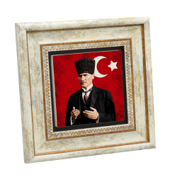 Dua Eden Atatürk Baskılı Doğal Taş Tablo