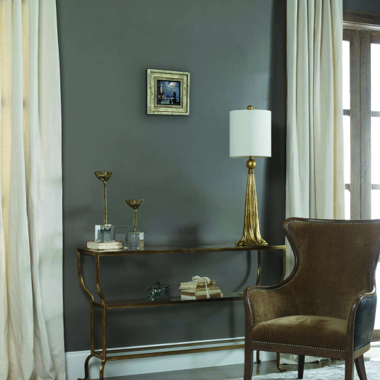 İstanbul'da Ezan Vakti Tablosu Printed Natural Stone with Frame