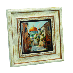 Kudüs, Mescid-i Aksa, Kubbet-üs Sahra Baskılı Doğal Taş Tablo