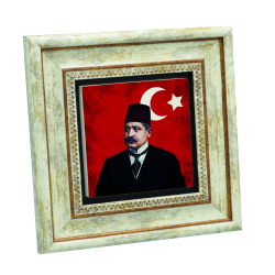 Talat Paşa Printed Natural Stone with Frame