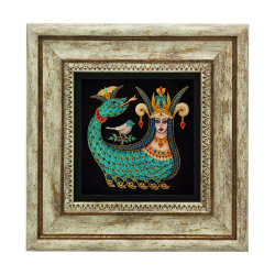 Şahmeran Printed Natural Stone with Frame