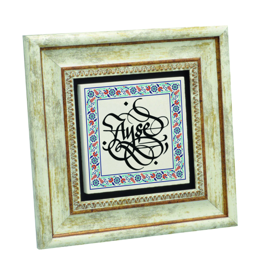 Kenar Deseni / Görsel Baskılı Doğal Taş Tablo