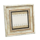 Name Can Be Added, Border Pattern / Image Printed Natural Stone with Frame