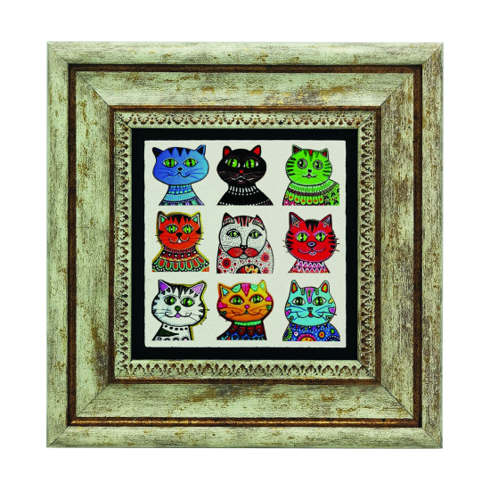 Kediler Printed Natural Stone with Frame