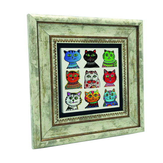 Kediler Printed Natural Stone with Frame