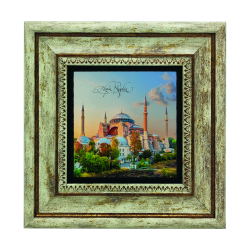 Ayasofya Camii Baskılı Doğal Taş Tablo
