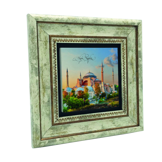Ayasofya Camii Printed Natural Stone with Frame
