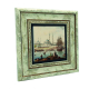 18. Yüzyılda İstanbul: Yeni Camii ve Haliç Printed Natural Stone with Frame