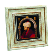 Fatih Sultan Mehmet Printed Natural Stone with Frame