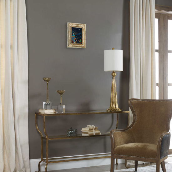 Osmanlıda Müneccimler ve Rasathane Minyatür Resim Baskılı Doğal Taş Tablo