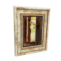 Peçeli Güzellik Tablosu Printed Natural Stone with Frame