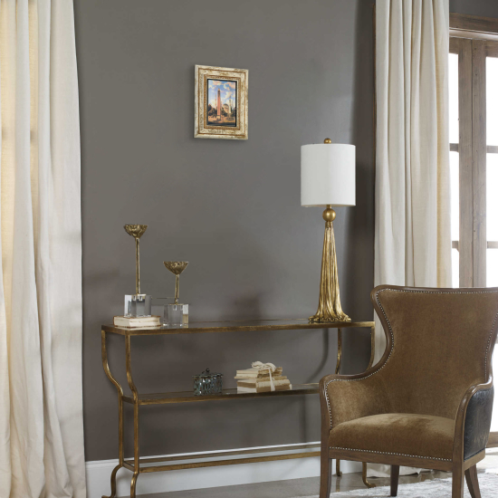 Sultan Ahmet Camii ve Obelisk Dikilitaş Printed Natural Stone with Frame