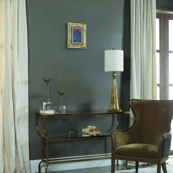 İznik Çini Deseni Baskılı Doğal Taş Tablo