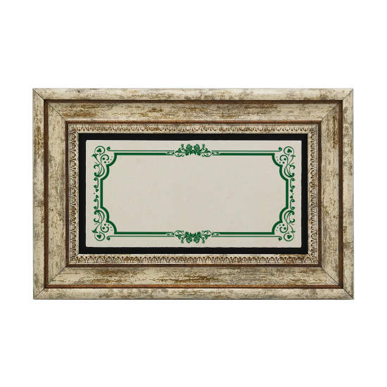 Kenar Deseni / Görseli Baskılı Doğal Taş Tablo